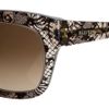 Valentino Dframe Laceprint Acetate Sunglasses in Black - Lyst