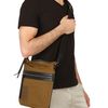Burberry Front Zip Crossbody Bag in Beige for Men - Lyst