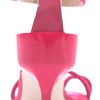 Diane Von Furstenberg Baina Suede Mid Heel Sandals in Pink (fuchsia) - Lyst