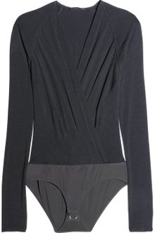Donna Karan New York Finejersey Bodysuit - Lyst