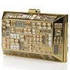 Elie Saab Sml Crystal Gold Clutch in Gold - Lyst