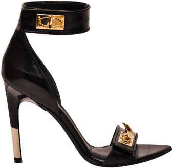 Givenchy Leather and Suede Sandal - Lyst