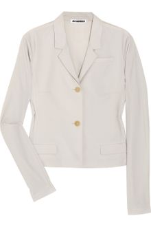 Jil Sander Drawstring-Detailed Wool Blazer - Lyst