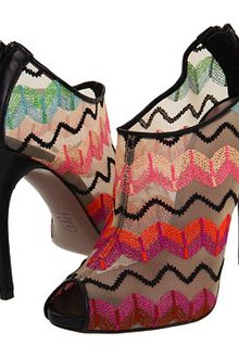 Missoni Peep Toe Bootie Mesh - Lyst