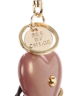 See By Chloé See By Chloe Cherry Heart Key Chain - Lyst