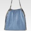 Stella Mccartney Shaggy Deer Baby Falabella Shoulder Bag in Blue (teal) - Lyst