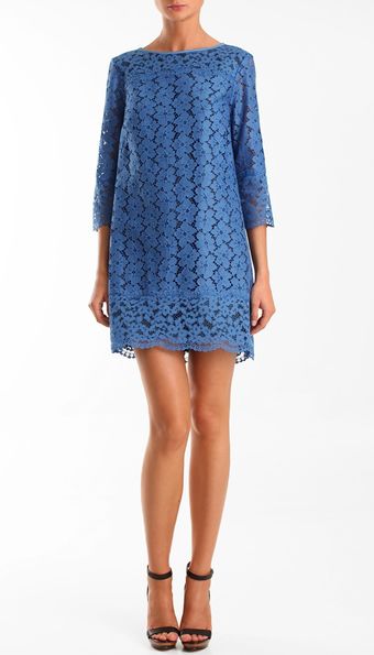 Tibi Katya Lace Shift Dress - Lyst
