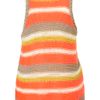 Topshop Knitted Contrast Fluro Vest in Pink (fluro pink) - Lyst