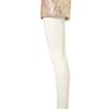Topshop Floral Metallic Pink Shorts in Pink - Lyst