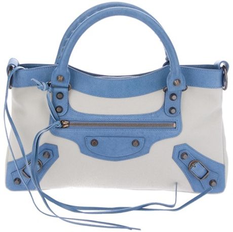 Balenciaga First Bag in Beige - Lyst