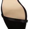 Christian Louboutin Au Palace 120 Crystalheel Satin Sandals in Black - Lyst
