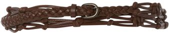  Tie Knot Leather Belt 
