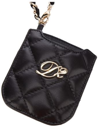 DSquared2 Quilted Leather Mobile Holder - Lyst
