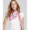 Emilio Pucci Tribalinspired Large Silk Twill Scarf in Red (coral red) - Lyst