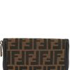 Fendi Zucca Jacquard Wallet in Brown (tobacco) - Lyst