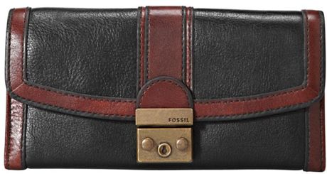 fossil wallet reissue clutch flap