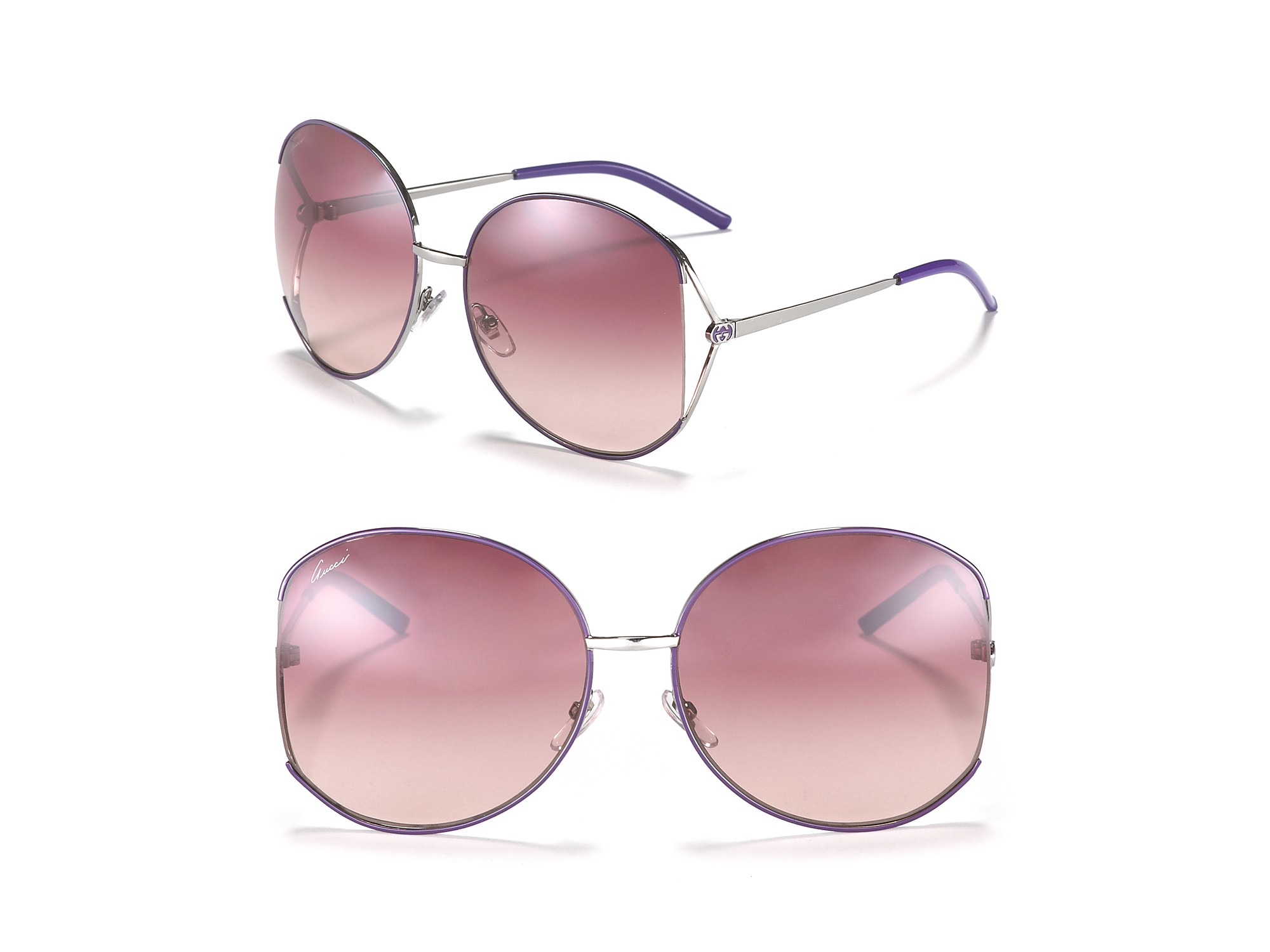 gucci pink acetate sunglasses