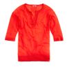 J.crew Featherweight Cashmere Tunic in Red (vibrant flame) - Lyst