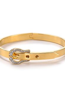 Juicy Couture Luxe Buckle Skinny Bangle - Lyst