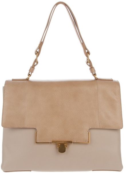 Lanvin Miss Sartorial Bag in Beige - Lyst