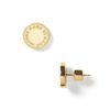 Marc By Marc Jacobs Logo Disc Studs in Beige (cream) - Lyst