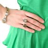 Marc By Marc Jacobs Cubes Double Vision Ring in Gold - Lyst