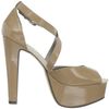 Michael Antonio Michael Antonio Womens Tanvir Sandal in Brown (nude patent) - Lyst