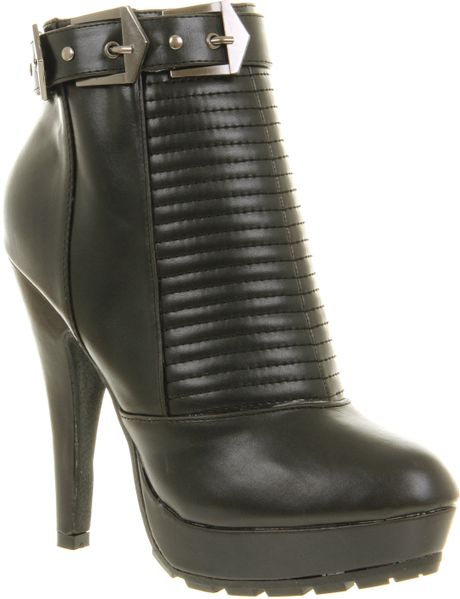Office Naughty Biker Black Pu in Black - Lyst