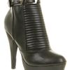 Office Naughty Biker Black Pu in Black - Lyst