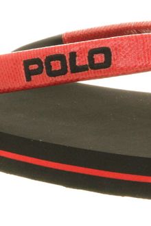 Ralph Lauren Canby Flip Flop Blkred Rubber - Lyst