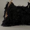 Stella Mccartney Falabella Fringed Shoulder Bag in Black - Lyst