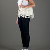 Stella Mccartney Falabella Fringed Shoulder Bag in Beige (cream) - Lyst