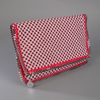 Stella Mccartney Chain Trim Clutch in Red - Lyst