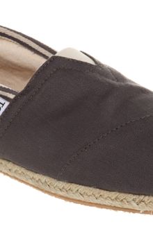 Toms Toms Espadrille Grey Canvas - Lyst