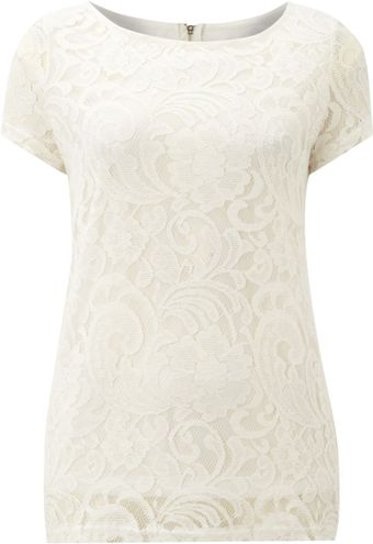 True Decadence True Decadence Luxe Lace Tee - Lyst