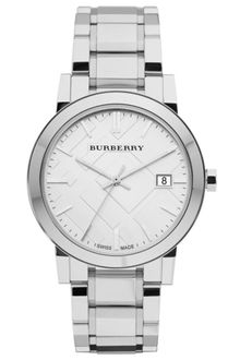 Burberry Mens Swiss Stainless Steel Bracelet 38mm - Lyst