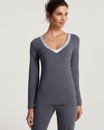  Underwear Pajama Top V Neck 