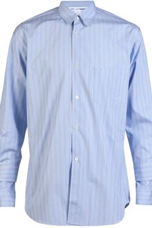 Comme Des Garçons Stripe Button Down Shirt - Lyst