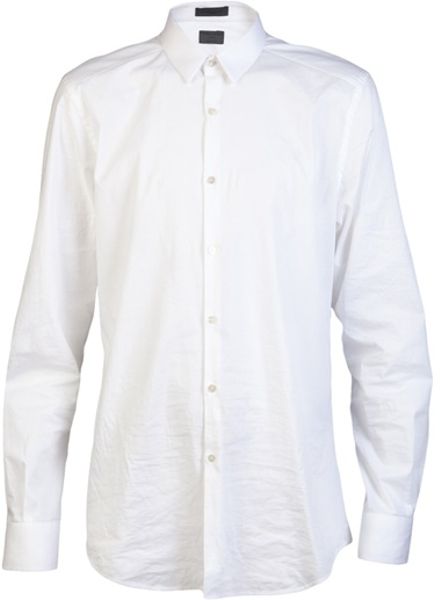 Costume National Classic Dress Shirt in White for Men - Lyst