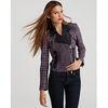 Dkny Bracelet Sleeve Mixed Media Motorcycle Jacket in Blue (indigo blue red) - Lyst