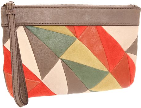 Fossil Fossil Jules Patchwork Wristlet Wallet in Multicolor (bright patchwork) - Lyst