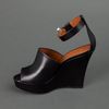 Givenchy Wedge Sandals in Black - Lyst