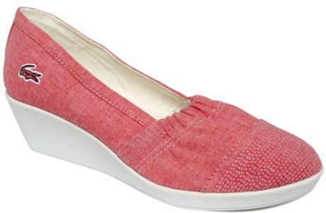 lacoste wedge sneakers