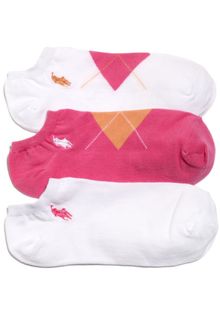 Lauren by Ralph Lauren Argyle Cotton 3 Pack - Lyst