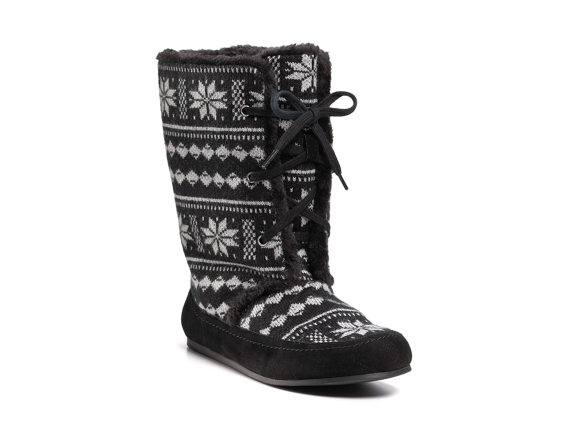 Lucky Brand Gwendi Sweater Boots in Black Lyst