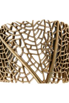 Lucky Brand Gold Tone Open Work Cuff Bracelet - Lyst