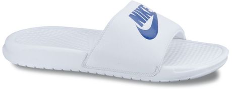 Nike Benassi Jdi Sandals in White for Men (whitevarsity royal) | Lyst Nike Benassi Jdi Sandals in White for Men (whitevarsity royal) | Lyst