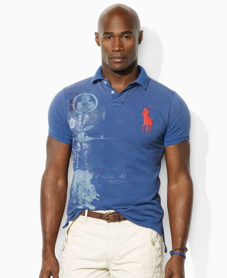 Ralph Lauren Big Pony and Graphic Polo in Blue for Men (federal blue) - Lyst