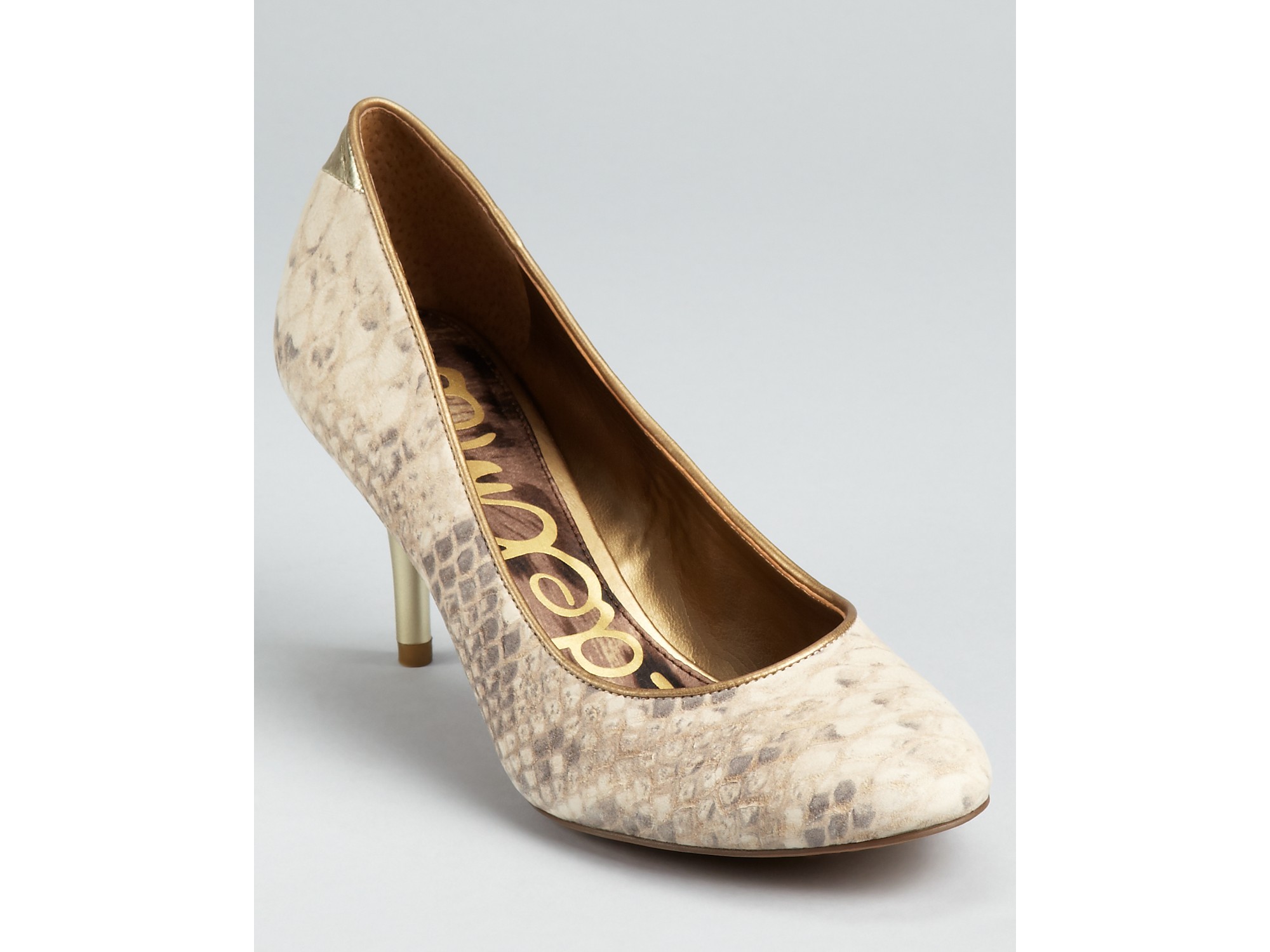 black and white snake print heels