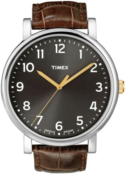 Timex® Originals Brown Leather Strap 42mm  in Brown - Lyst